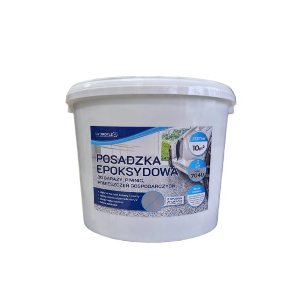 Żywica epoksydowa do garażu, kotłowni itp. - GOTOWY ZESTAW na 8-10mkw