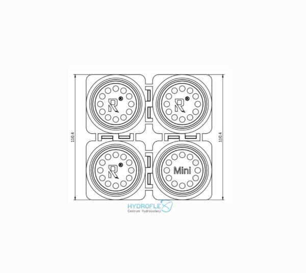 Renoplast SMART MINI cienki (5mm) wspornik tarasowy - obrazek 3