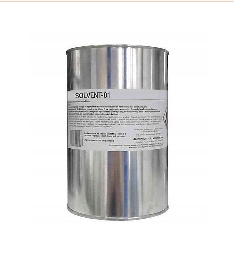 Alchimica Solvent 01 - Rozpuszczalnik dedykowany do rozcieńczania żywic poliuretanowych marki Hyperdesmo.Op. 1L.
