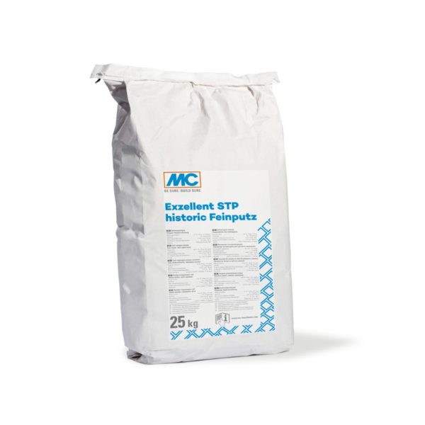 MC Bauchemie Exzellent STP historic Feinputz - Naturalny biały bezcementowy do nakładania ręcznego